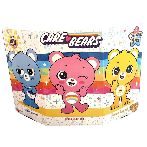 Care Bears - 40th Anniversary Care Bear Cubs - 3-Pack Collector Set - 9" Plush - Picture 2 of 6